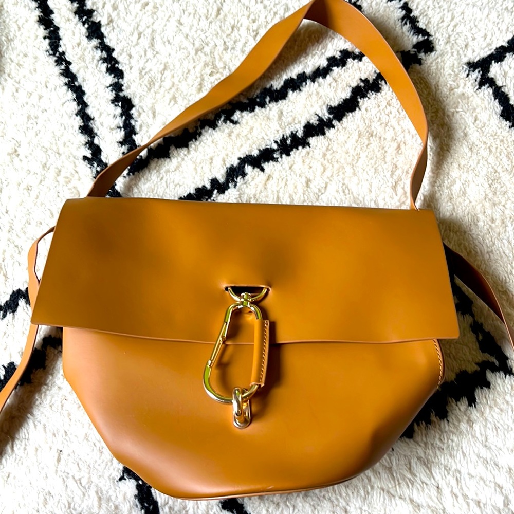Zac Posen brown leather handbag